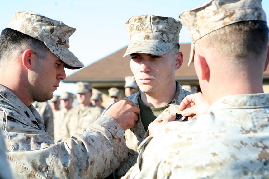 Orange County, Calif., native and Marine OIF veteran is promoted to sergeant