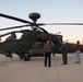 Traditional Apache blessing for the Army's first Apache Block III aircraft