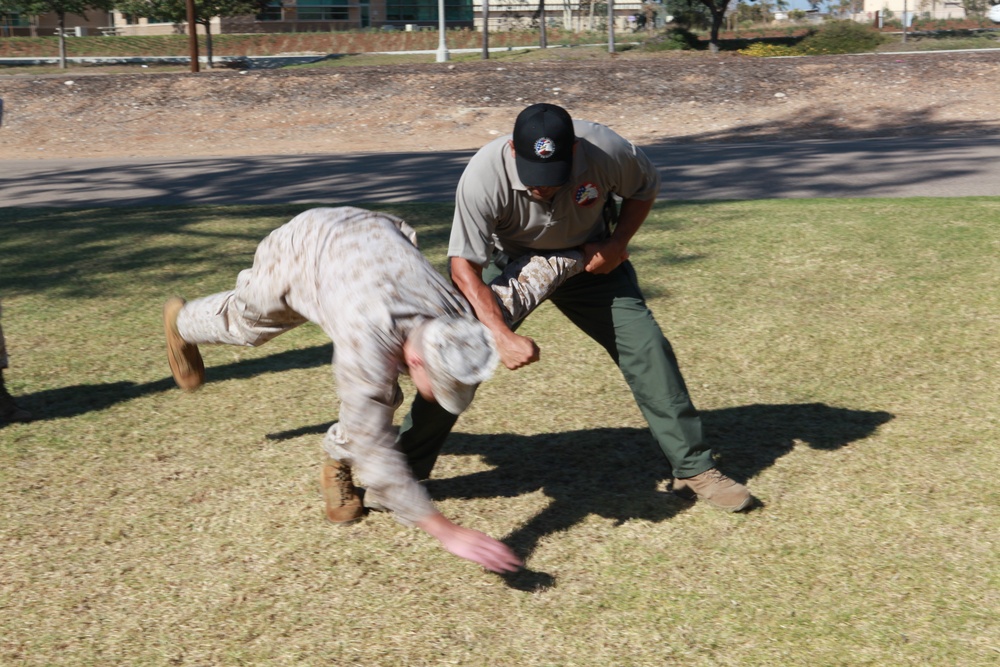 All secured: PMO handcuff training at Miramar