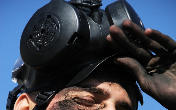 Squadrons learn self-reliance in CBRN attacks