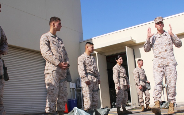 Squadrons learn self-reliance in CBRN attacks