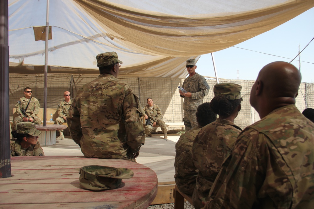 Guard standards to change: CSM delivers message to troops personally