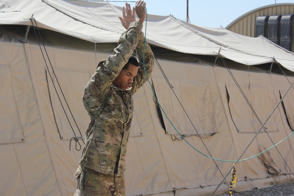 550th outside plant facilitates communication on Kandahar Airfield