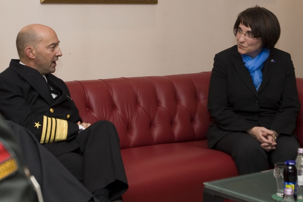 Supreme Allied Commander Europe Jim Stavridis visits Ljubljana, Slovenia
