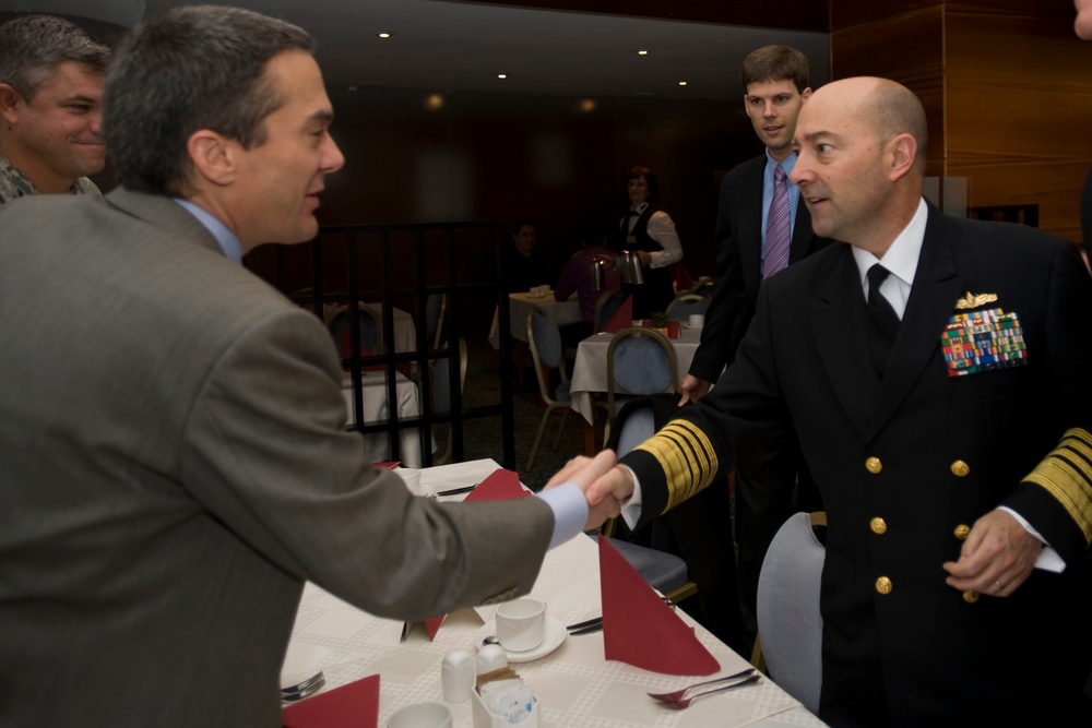 Supreme Allied Commander Europe Jim Stavridis visits Ljubljana, Slovenia