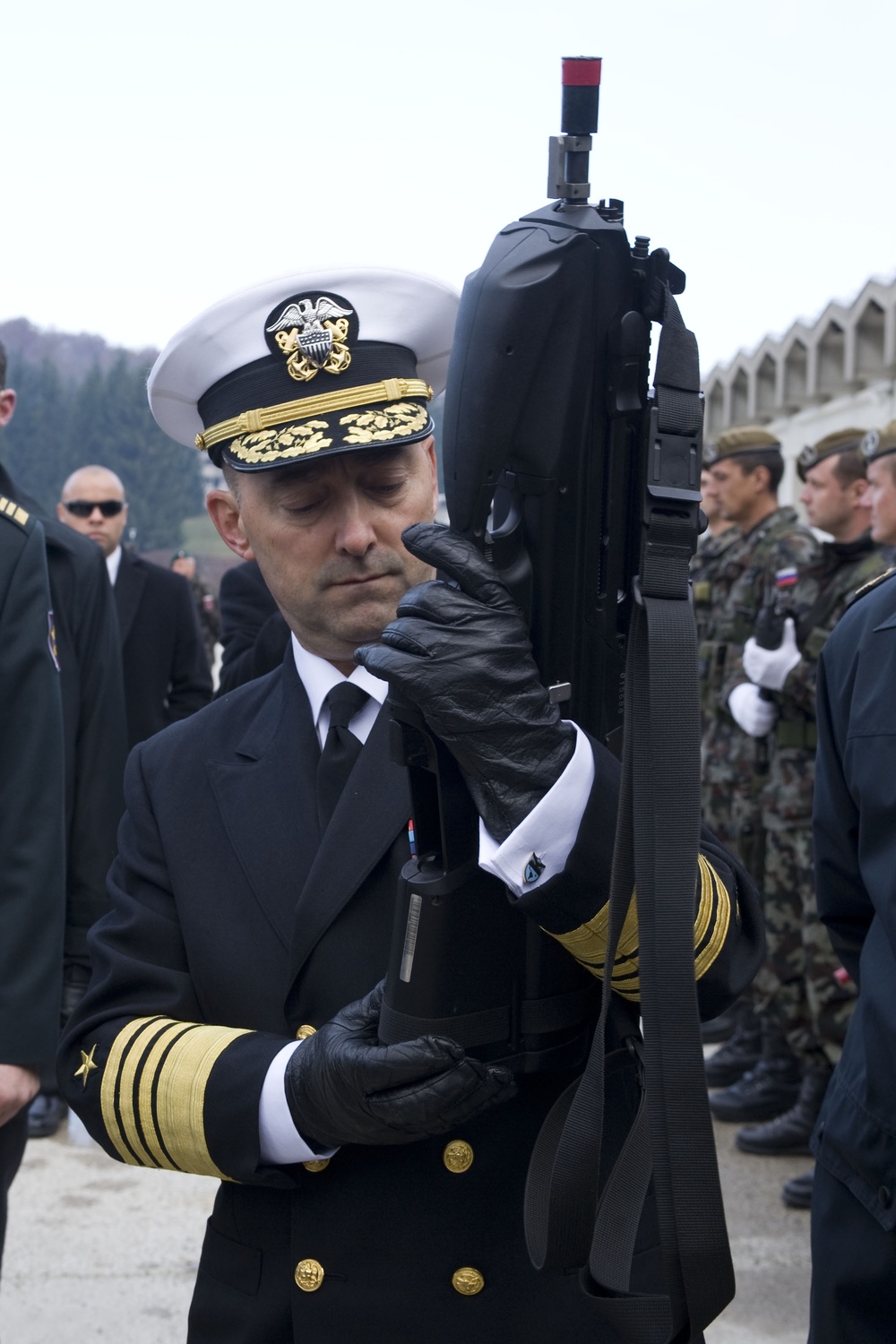 Supreme Allied Commander Europe Jim Stavridis visits Ljubljana, Slovenia