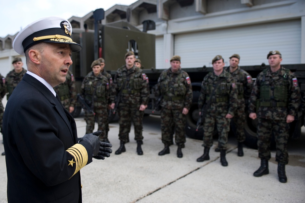 Supreme Allied Commander Europe Jim Stavridis visits Ljubljana, Slovenia