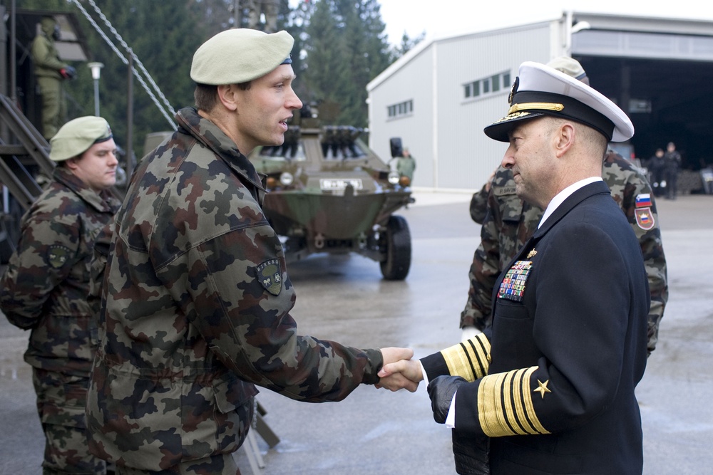 Supreme Allied Commander Europe Jim Stavridis visits Ljubljana, Slovenia