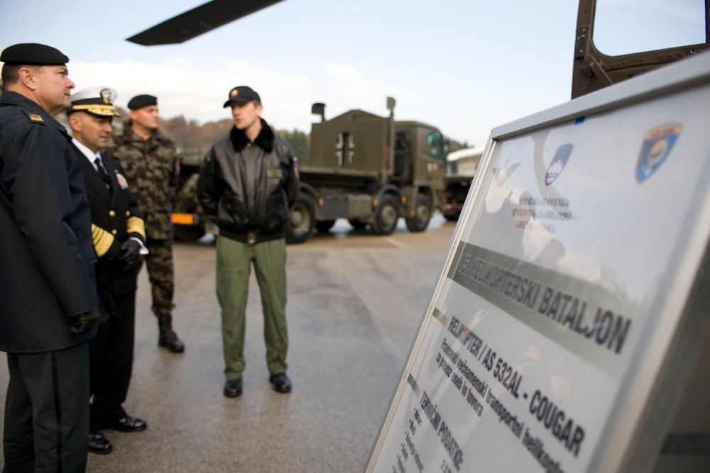Supreme Allied Commander Europe Jim Stavridis visits Ljubljana, Slovenia