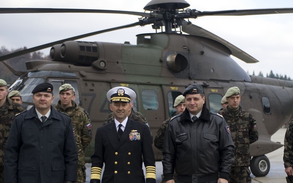 Supreme Allied Commander Europe Jim Stavridis visits Ljubljana, Slovenia
