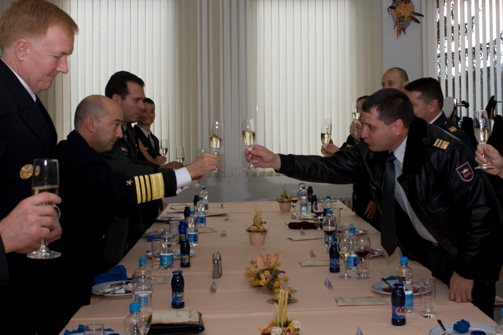 Supreme Allied Commander Europe Jim Stavridis visits Ljubljana, Slovenia
