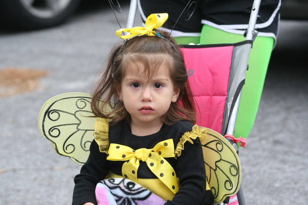 Halloween fun: Participants walk, run