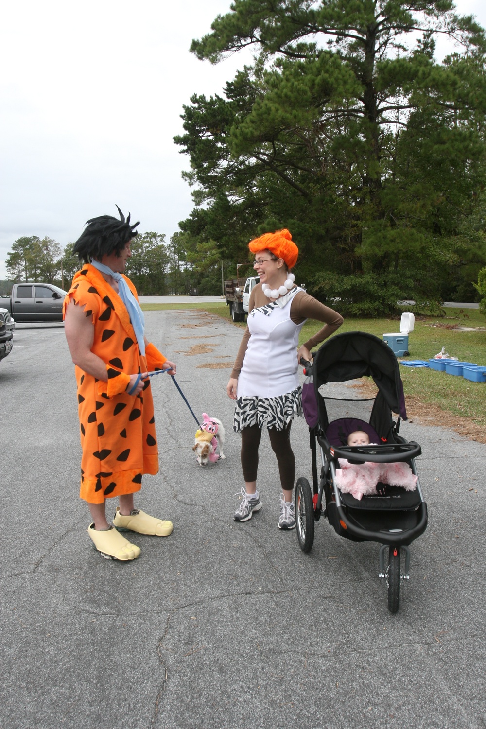 Halloween fun: Participants walk, run