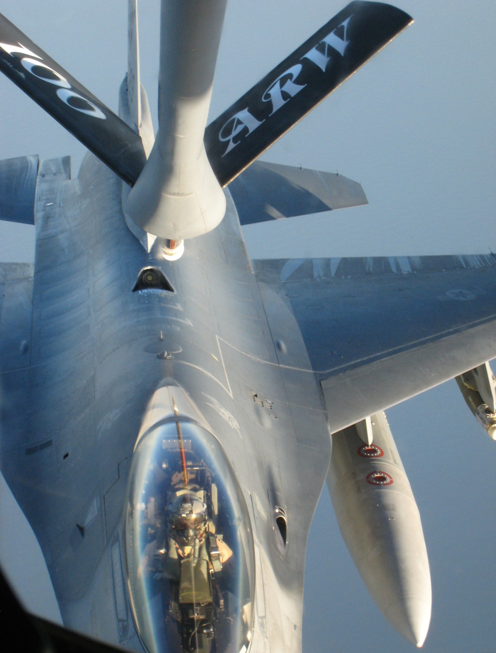 Tanker team refuels F-16s on final mission for OUP