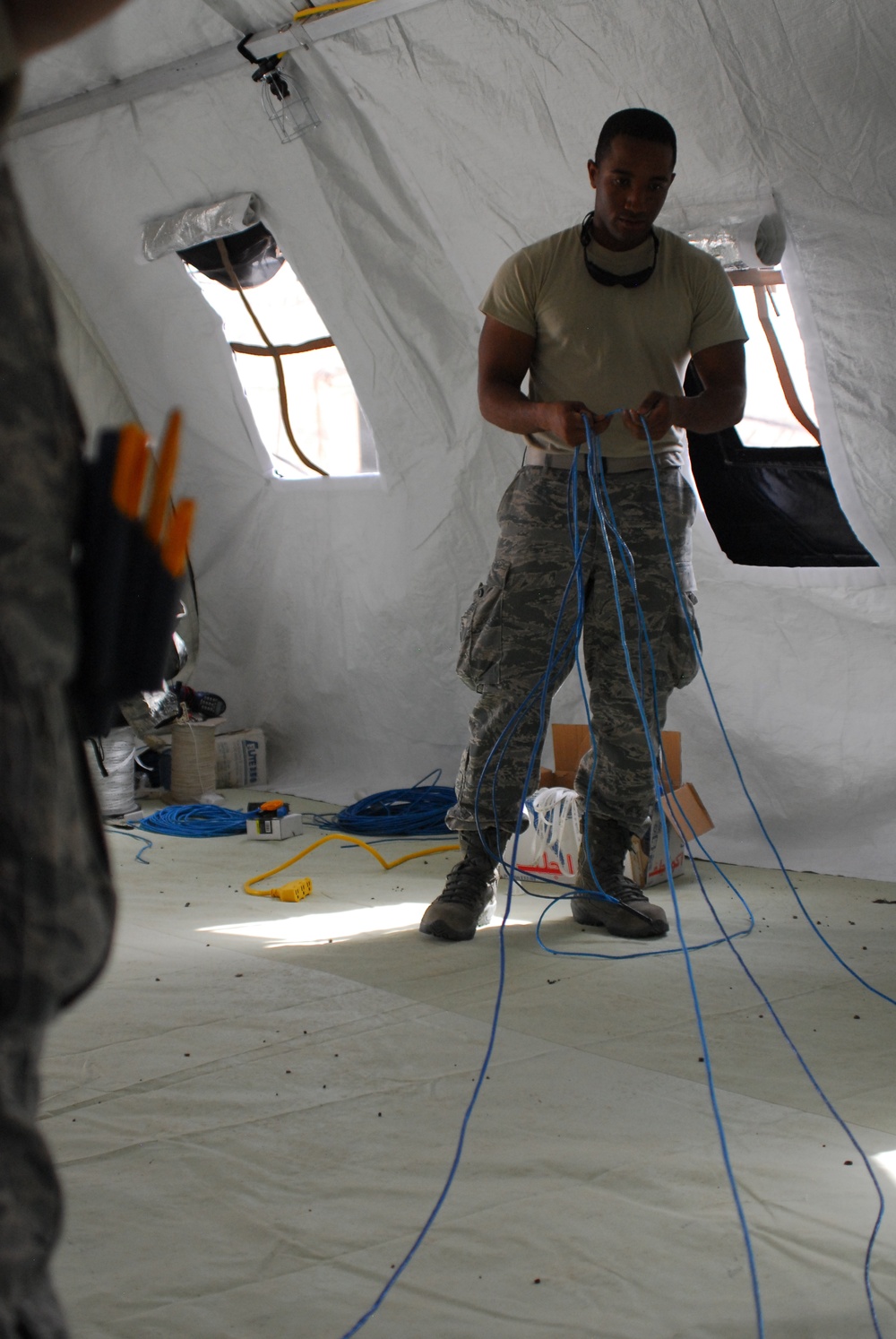 332nd Expeditionary Communications Squadron provides communication