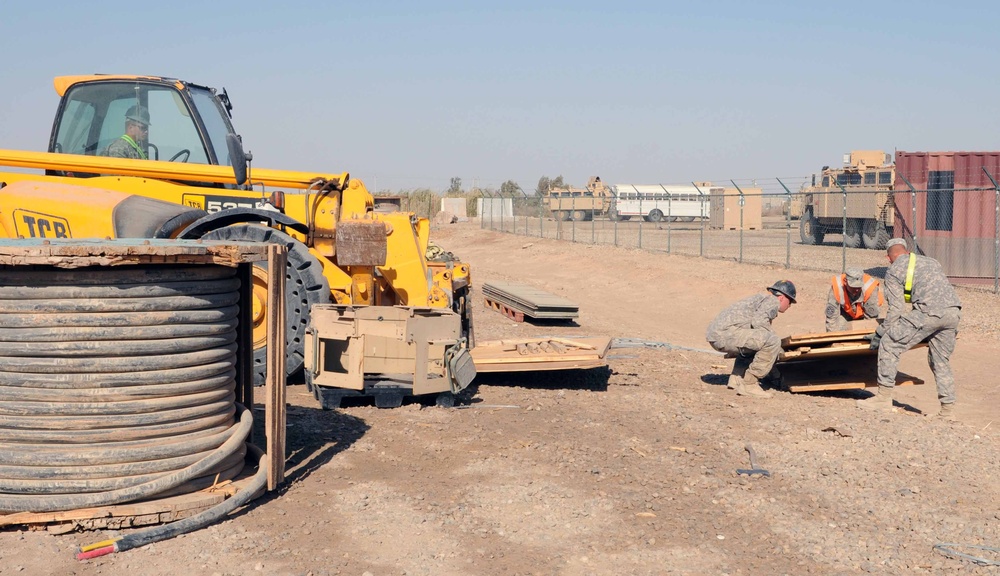 Equipment leaving Iraq saves tax dollars while soldiers return home, materials are redistributed