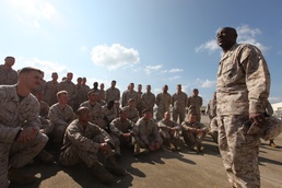 Marine Forces Africa leadership visit SPMAGTF-12