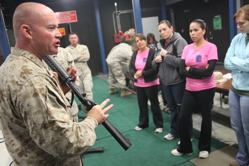 Move it, ladies! Units give 2nd MAW spouses military experience