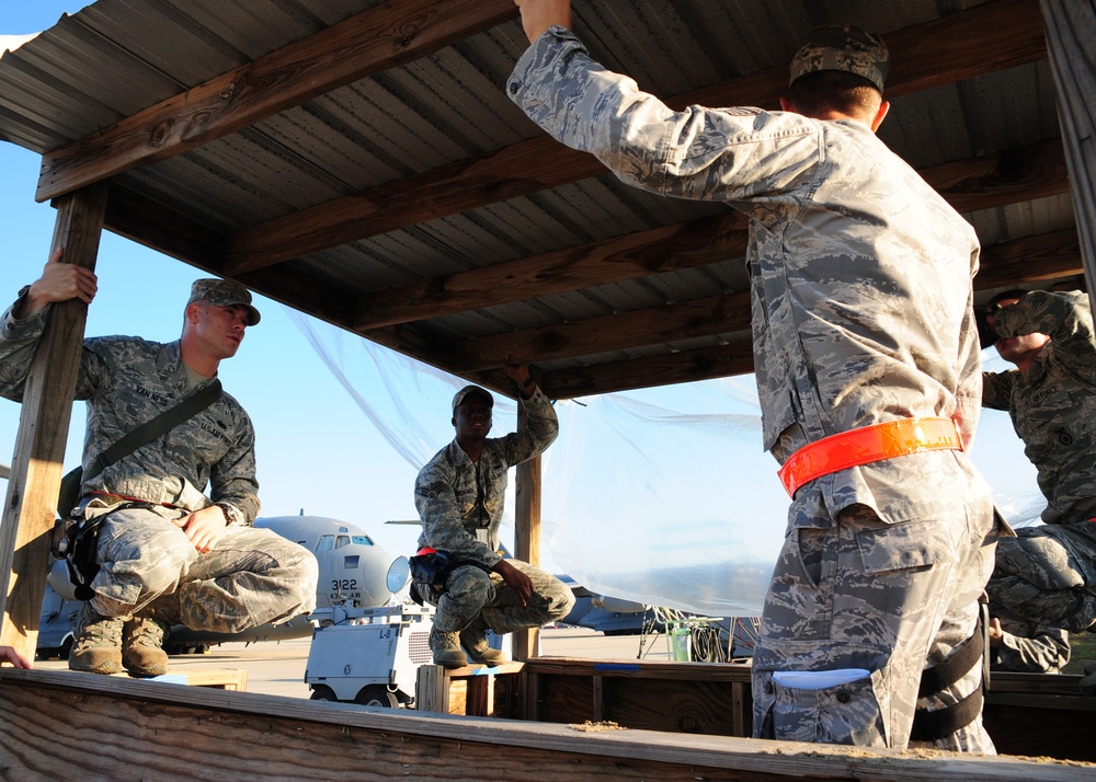 Security Forces personnel secure DFP's Security Forces personnel secure DFP's