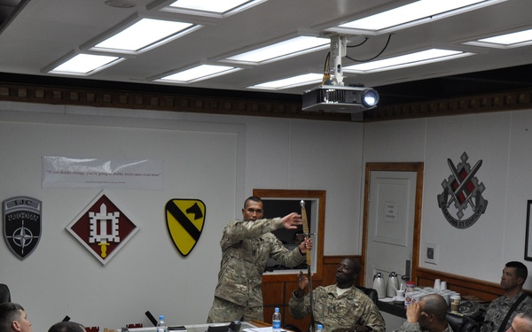 TF Sword holds quarterly 1SG Forum