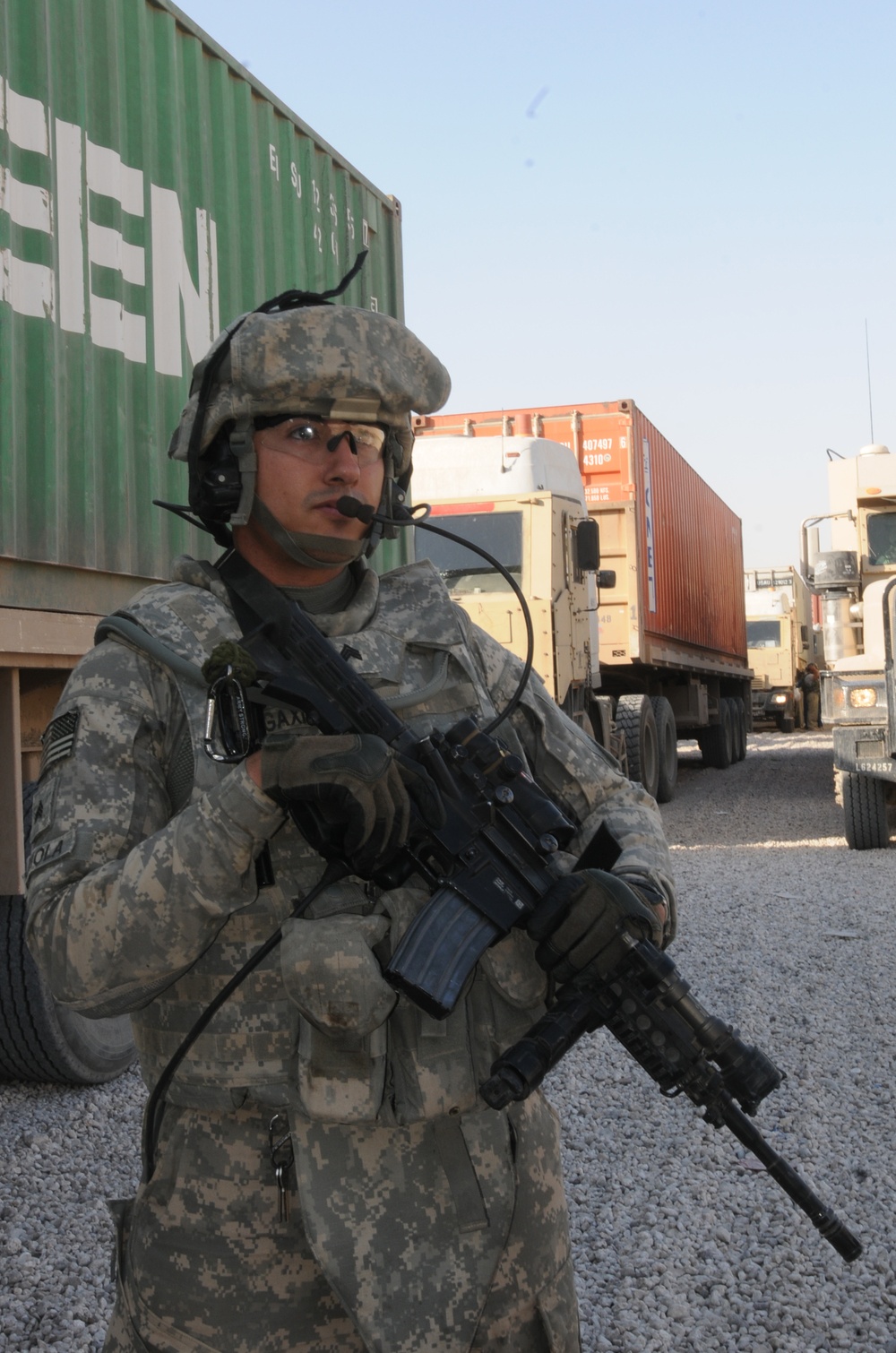 123rd Brigade Support Battalion conducts convoy operations
