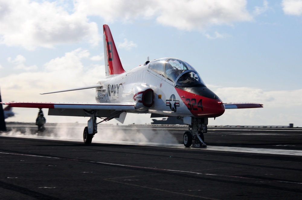 USS Ronald Reagan action