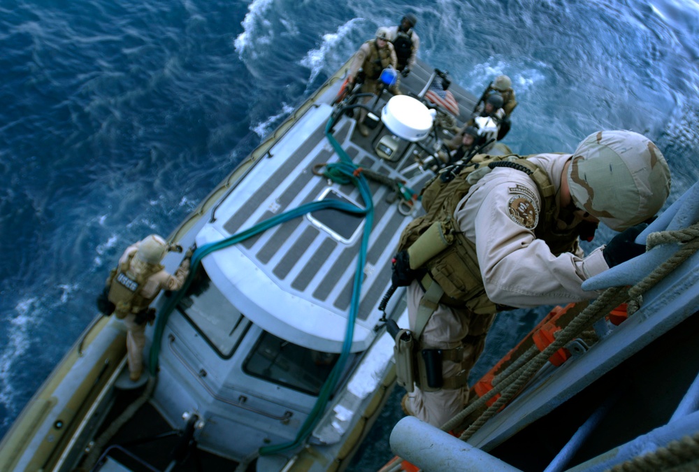 Launch prep aboard USS Whidbey Island