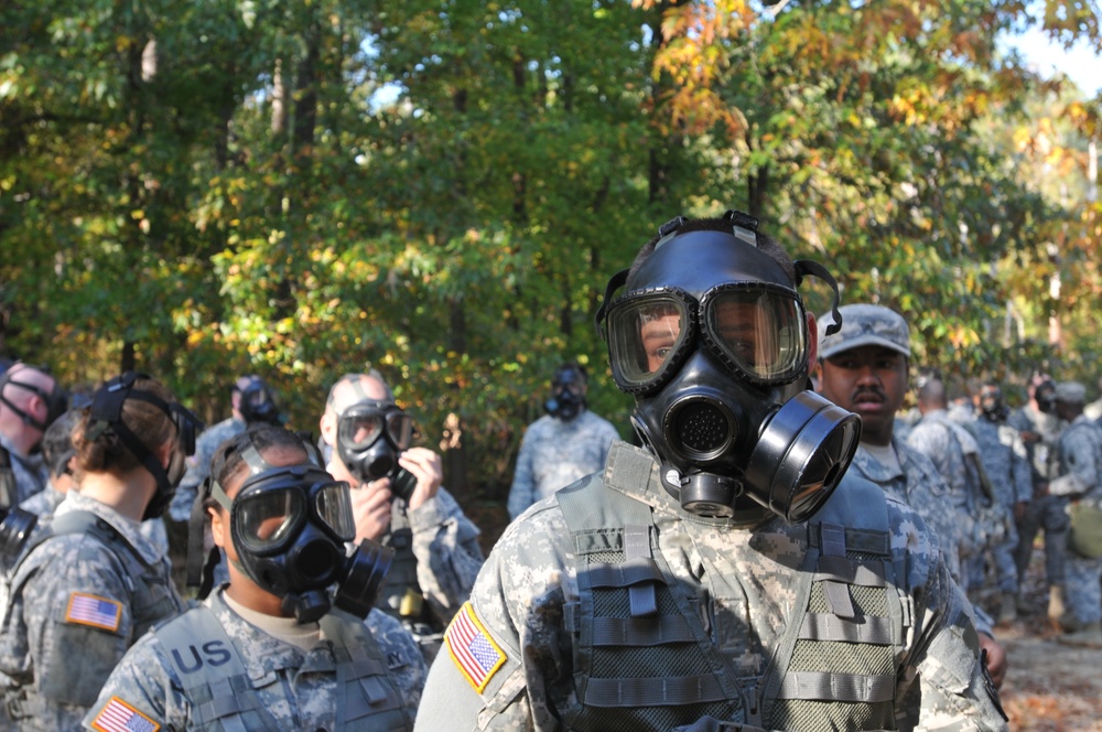 At the ready for the gas chamber