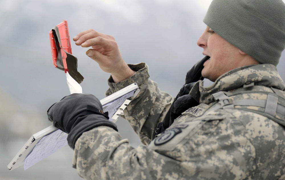 4th Quartermaster Company (Airborne) land Navigation training JBER