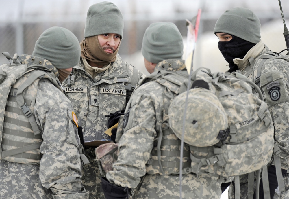 4th Quartermaster Det. (Airborne) land Navigation training JBER