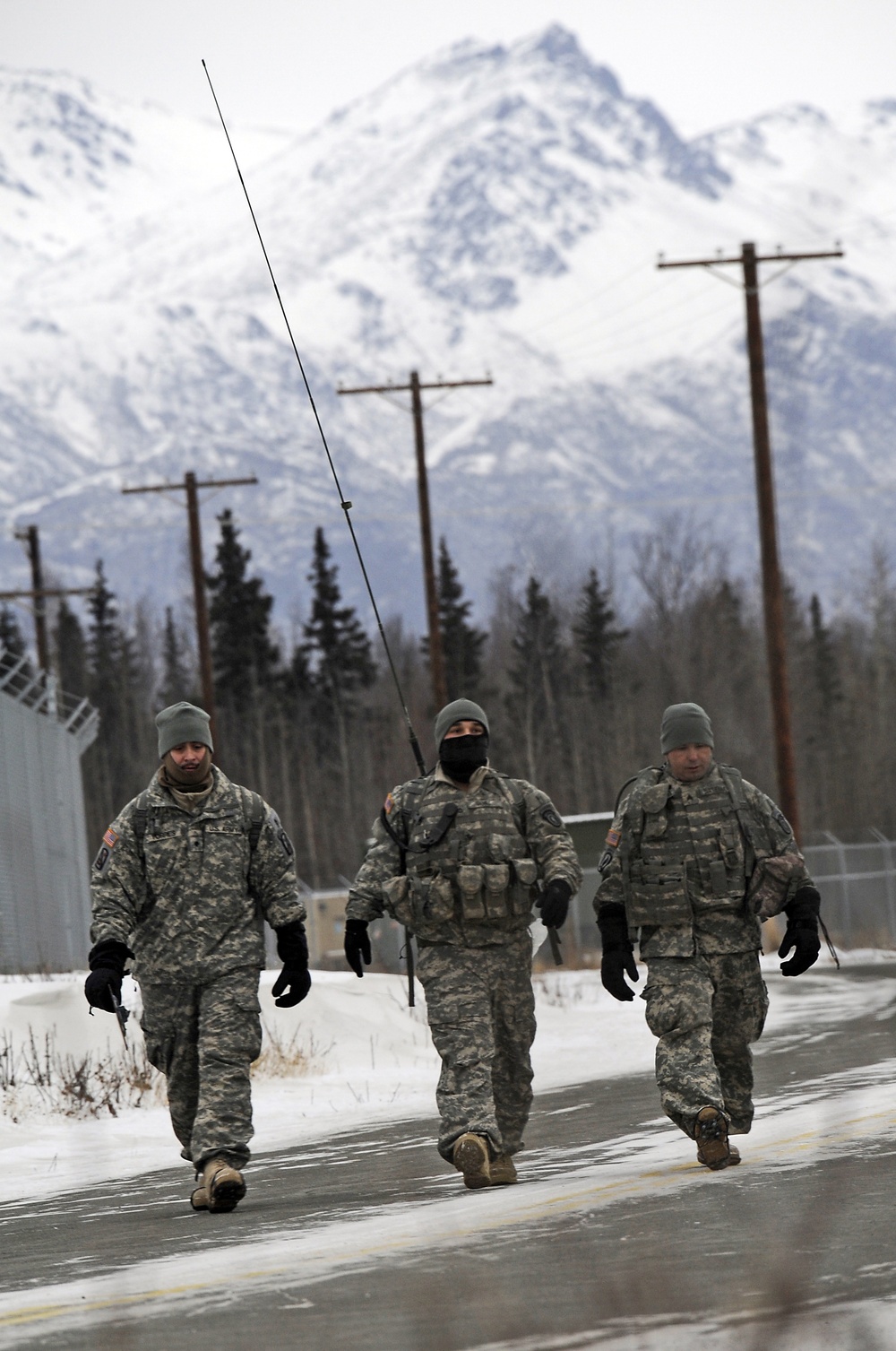 4th Quartermaster Det. (Airborne) land Navigation training JBER