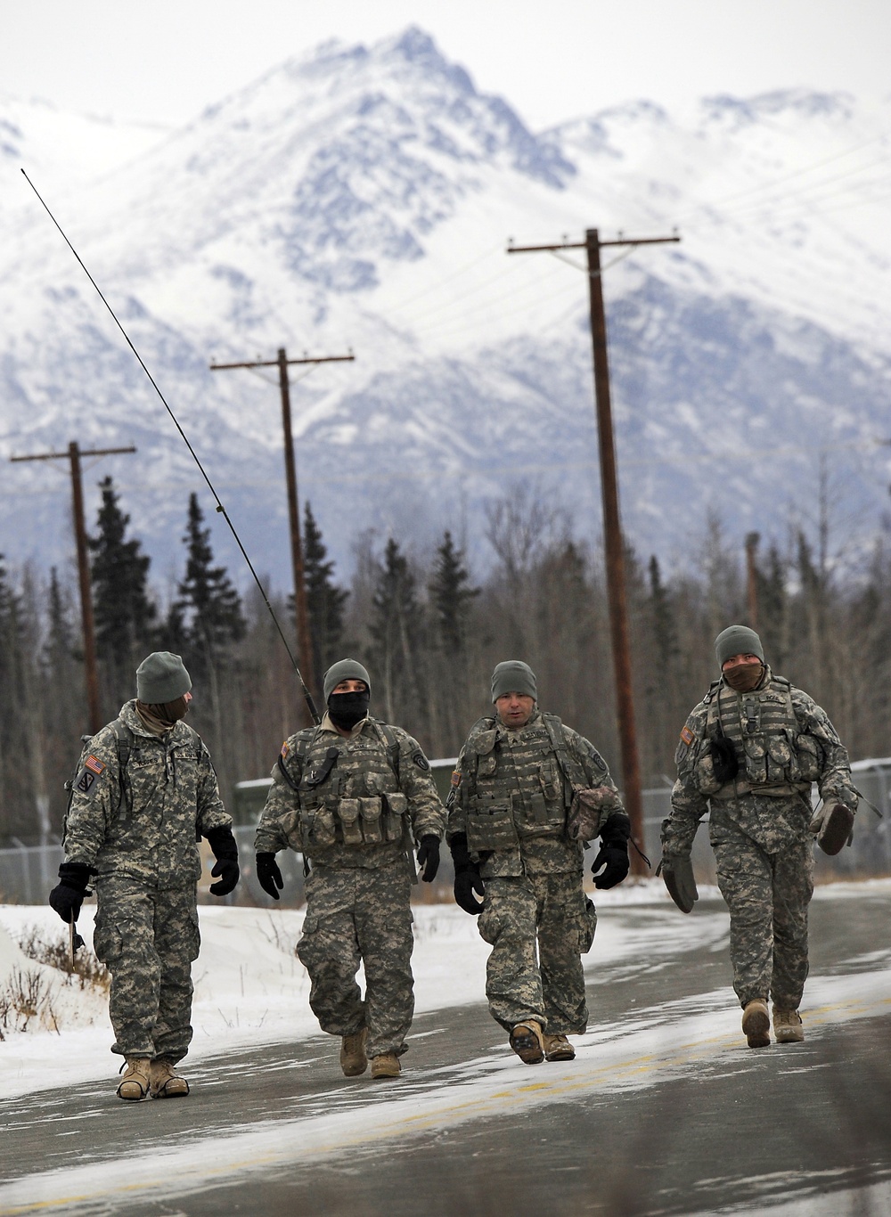 4th Quartermaster Det. (Airborne) land navigation training JBER