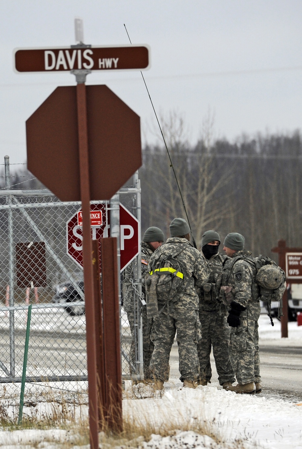 4th Quartermaster Det. (Airborne) land Navigation training JBER