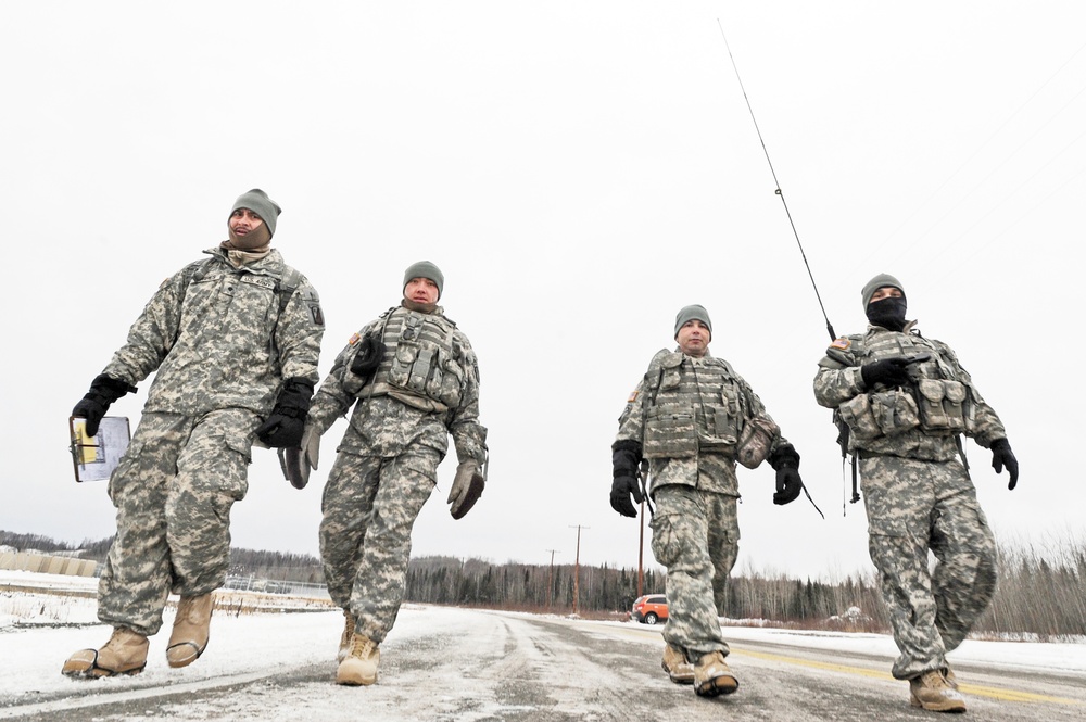 4th Quartermaster Det. (Airborne) land Navigation training JBER