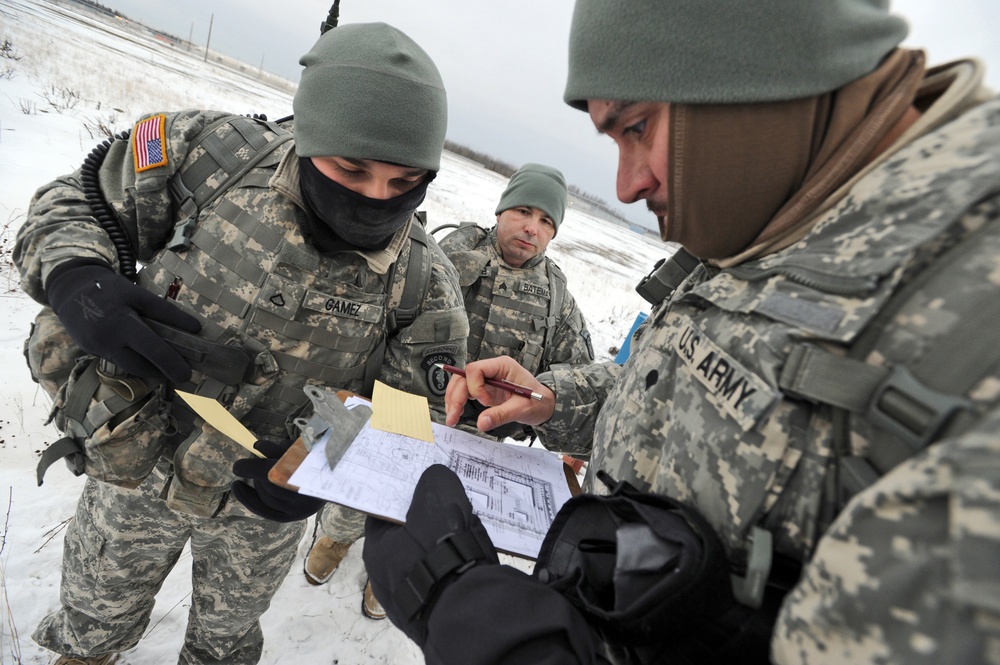 4th Quartermaster Det. (Airborne) land navigation training JBER