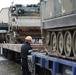 Soldiers from the Republic of Korea's army conduct rail operations