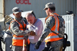 California National Guard’s Homeland Response Force trains in the desert during the 2011 Arizona Statewide Vigilant Guard Exercise