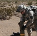 Shooting of a rare round, Excalibur, out of a M-777 A2 Weapon System by the 1-37th Field Artillery Unit at Fort Irwin, Calif.