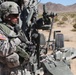 Shooting of a rare round, Excalibur, out of a M-777 A2 Weapon System by the 1-37th Field Artillery Unit at Fort Irwin, Calif.