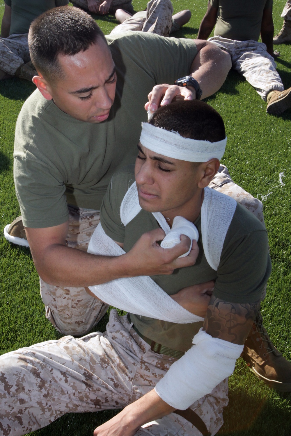 Marines receive life saving training