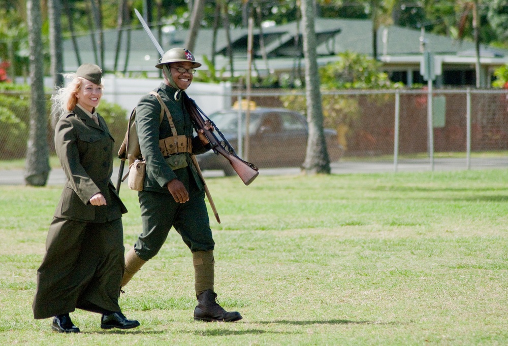 MCB Hawaii performs Marine Corps pageant at Kainalu Elementary School