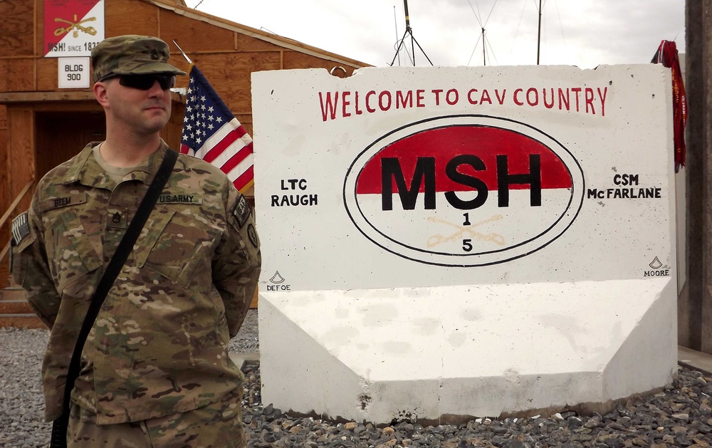 Cavalry amputee re-enlists in Afghanistan