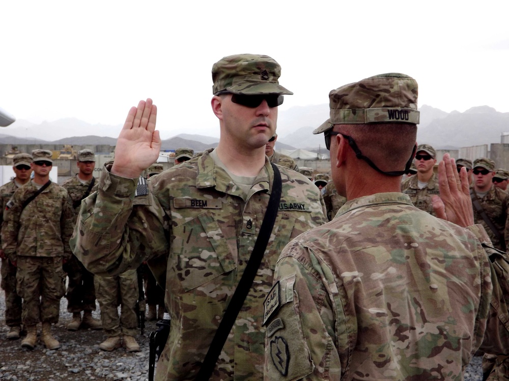 Cavalry amputeer re-enlists in Afghanistan