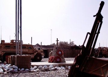 A memorial of sacrifice in Garmsir