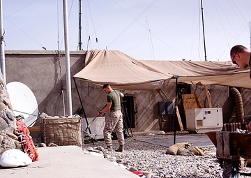 A memorial of sacrifice in Garmsir