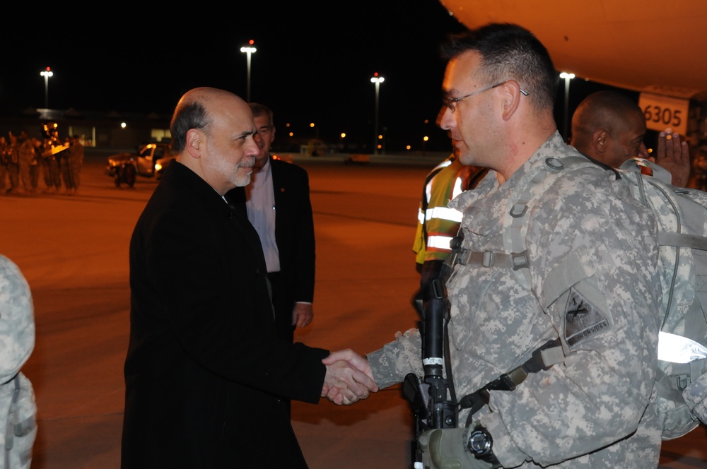 Federal Reserve chairman visit Fort Bliss