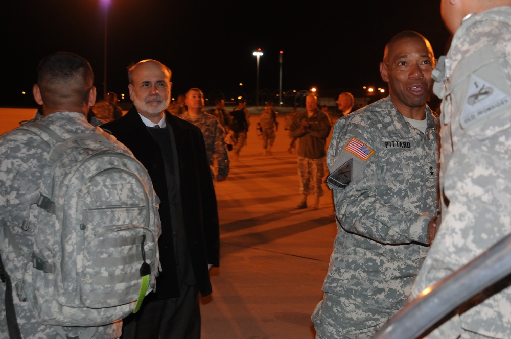 Federal Reserve Chairman visit Fort Bliss