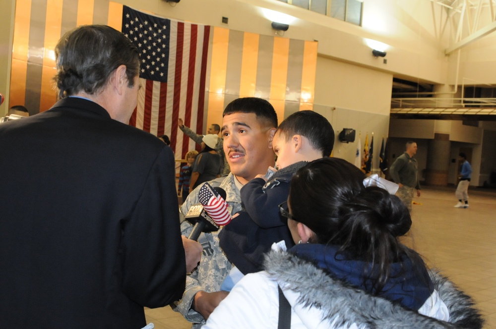 Soldiers return from Iraq