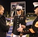Marines present Esprit de Corps award to winning High School marching band