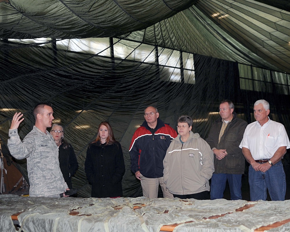 Altus offers farming community tour of base